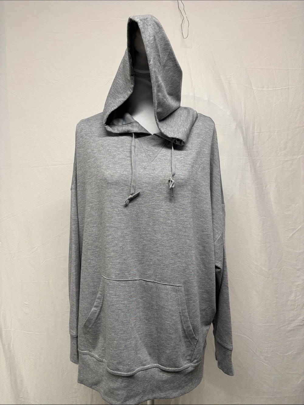 Athletic Works Gray Hooded Pullover Sweatshirt